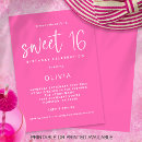 Search for glamorous sweet 16 invitations Chic