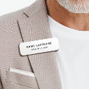 Search for magnetic back name tags Business