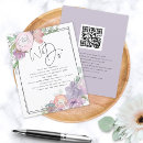 Search for lilac 4x5 invitations Qr code