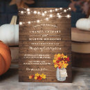Search for maple leaf wedding invitations Autumn