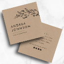 Search for organic business cards Rustic kraft