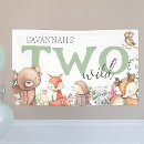 Search for two wild birthday decor Watercolor