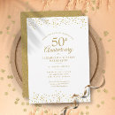 Search for gold confetti wedding invitations Vow renewal