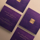 Search for purple and gold business cards Luxury
