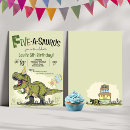 Search for funny dinosaur birthday invitations Boy
