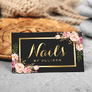 Search for nail salon business cards Golden