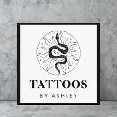 Search for extravagent business cards Tattoo artist