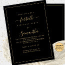 Search for black border invitations Minimalist