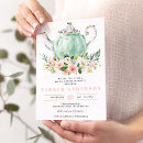 Search for tea pot bridal shower invitations Vintage