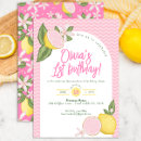 Search for pink lemon invitations Summer