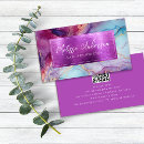 Search for purple foil business cards Gold