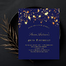 Search for 18th blue birthday invitations Elegant