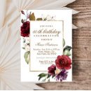 Search for flower border birthday invitations Floral