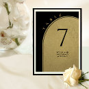 Search for art deco table cards Black and gold