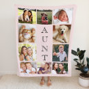 Search for aunt blankets Photo collage