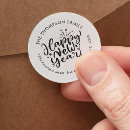 Search for year round return address labels Happy new year