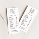 Search for minimalist price lists Makeup artist
