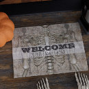 Search for creepy doormats Skeleton