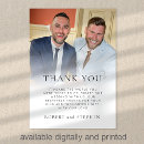 Search for gay wedding thank you cards Minimalist