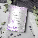 Search for purple and silver sweet 16 invitations Elegant