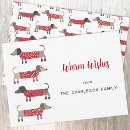 Search for wiener dog christmas cards Modern
