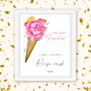 Search for ice cream wedding signs Watercolor