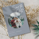 Search for dusty blue save the dates Typography