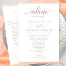 Search for coral wedding programs Elegant