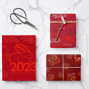 Search for lunar new year wrapping paper Rabbit