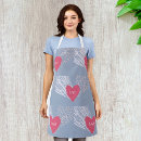Search for hearts romance aprons Valentines