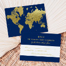 Search for globes cards invites Elegant
