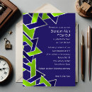 Search for lime and silver invitations Green