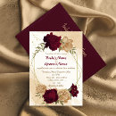 Search for maroon and gold wedding invitations Geometric