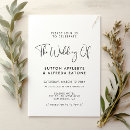 Search for black boho wedding invitations Calligraphy