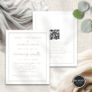 Search for casual wedding reception invitations Minimalist