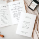 Search for booklet wedding programmes Simple