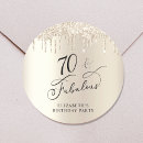 Search for 70 and fabulous stickers Gold