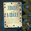 Search for jingle and mingle invitations Blue