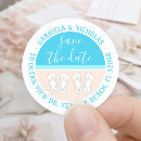Search for beach wedding return address labels Tropical