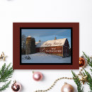 Search for farm christmas invitations Red barn