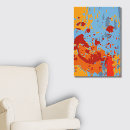 Search for vibrant canvas prints Orange