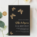 Search for butterfly on black invitations Butterflies