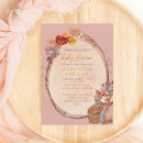 Search for rustic baby girl shower invitations Boho