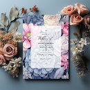 Search for dusty blue and blush pink wedding invitations Watercolor