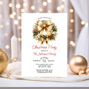 Search for red gold office party invitations Festive