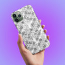 Search for flowers and stripes iphone cases Black and white