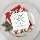 Search for holiday bridal shower invitations Greenery