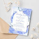 Search for blue hydrangea bridal shower invitations Hydrangeas
