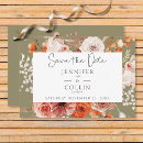 Search for monogram save the dates Terracotta