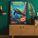 Search for marine life fish posters Sea turtle